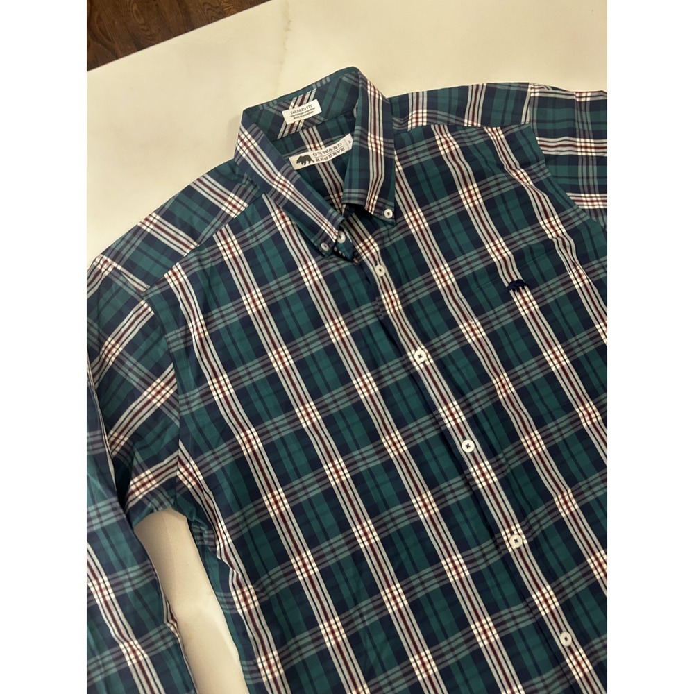 Onward Reserve Shirt Mens Large Multicolor Plaid Long Sleeve Button Down